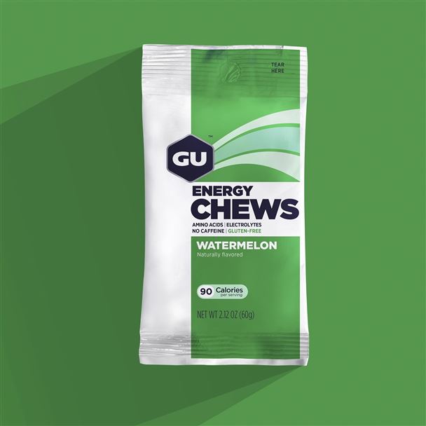 Výprodej-GU Energy Chews 60 g Watermelon AKCE EXP 07/2025