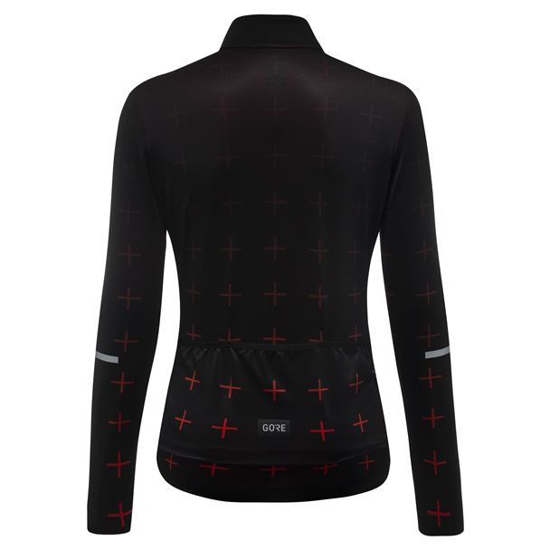 GORE Progress Thermo Jersey Womens black/fireball M/40