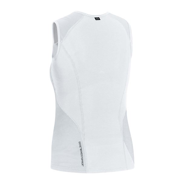 GORE M Women GORE® WINDSTOPPER® Base Layer Sleeveless Shirt light grey / white 34