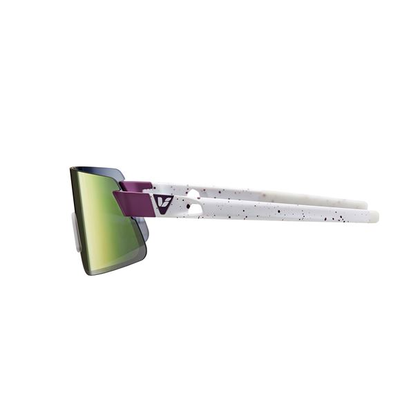 LIV HELIO WHITE/PURPLE FRAME SILVER LENS POLARVIS