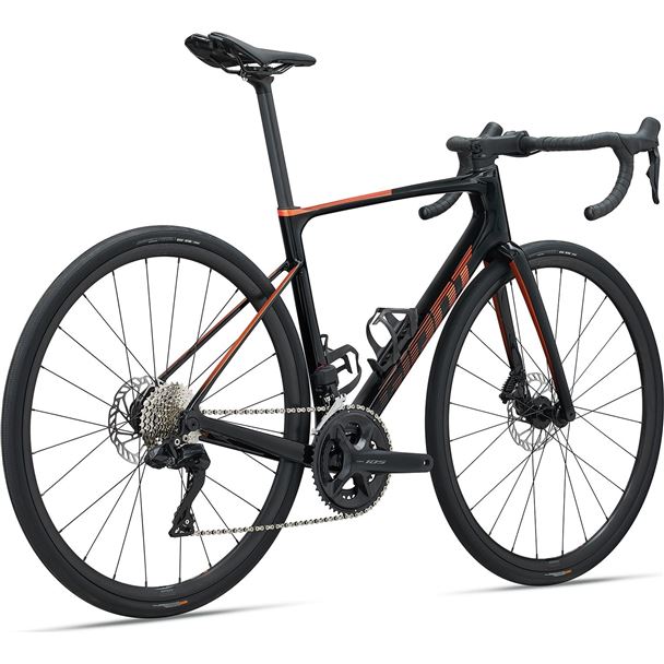 Defy Advanced 1 L Black/Helios Orange M24