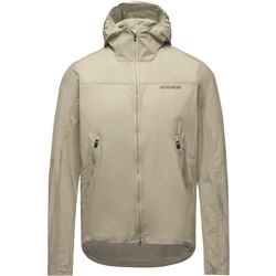 GORE FERNFLOW Hooded Windbreaker Mens tech beige S
