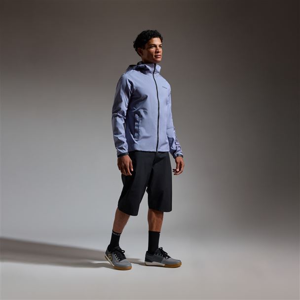 GORE LUPRA GORE-TEX Hooded Logo Jacket Mens amethyst grey / purple indigo XL