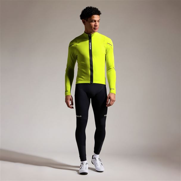 GORE SPINSHIFT Thermo Long Sleeve Jersey Mens neon yellow M