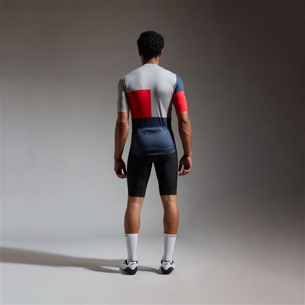 GORE SWIFTRIDE Block Jersey Mens lab graphite/lab red L