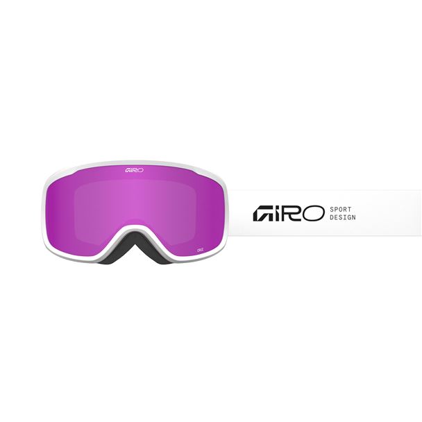 GIRO Cruz White Stacked-Amber Pink