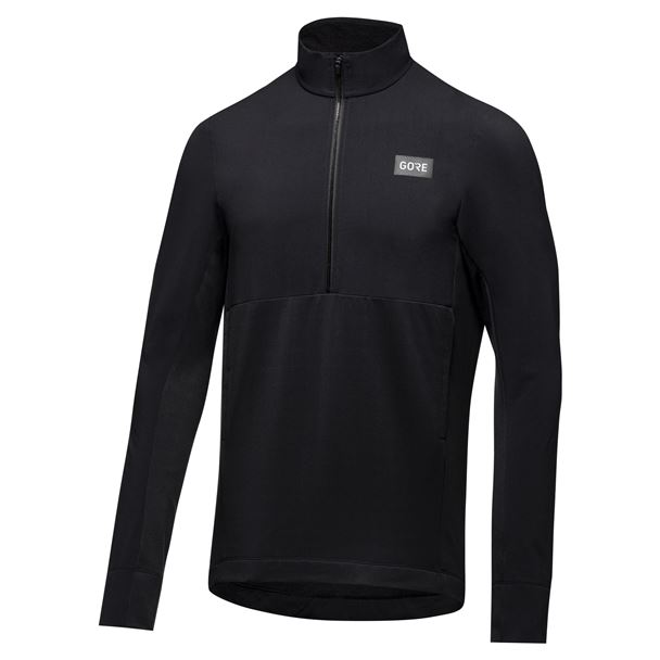 GORE TrailKPR Hybrid 1/2-Zip Mens black XL