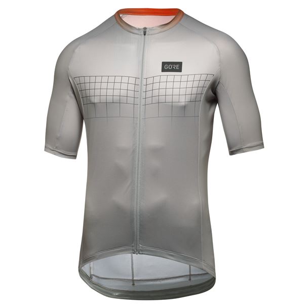 GORE Grid Fade Jersey 2.0 Mens lab gray/fireball XXL