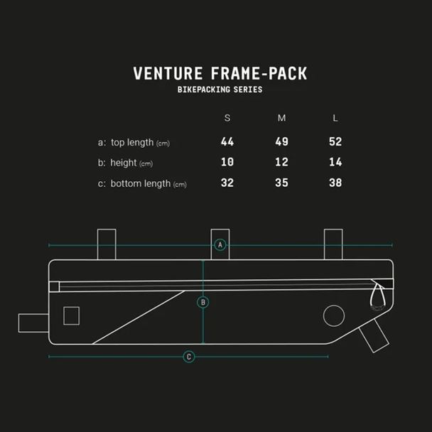 AGU Venture Tube Frame Bag Reflective Mist 4 L