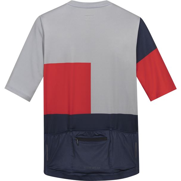 GORE SWIFTRIDE Block Jersey Mens lab graphite/lab red M