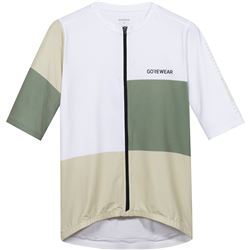GORE SWIFTRIDE Block Jersey Mens white/slate green XL