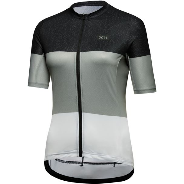 GORE Spirit Stripes Jersey Womens black / lab grey 38