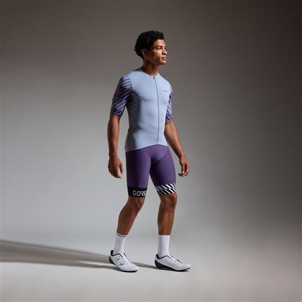 GORE SWIFTRIDE Optical Jersey Mens amethyst grey/purple indigo L