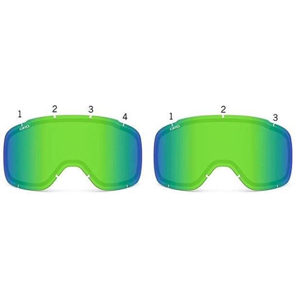 GIRO Cruz/Roam/Moxie Repl Lens Loden green