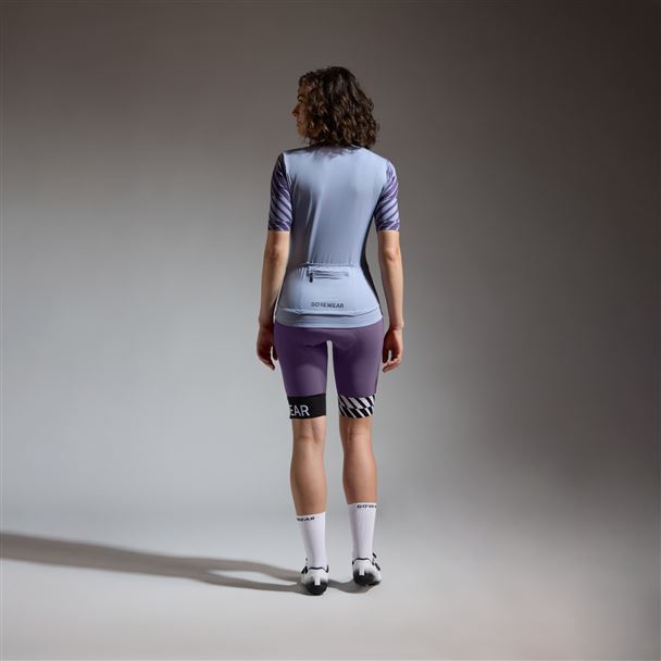 GORE SWIFTRIDE Optical Jersey Womens amethyst grey/purple indigo M