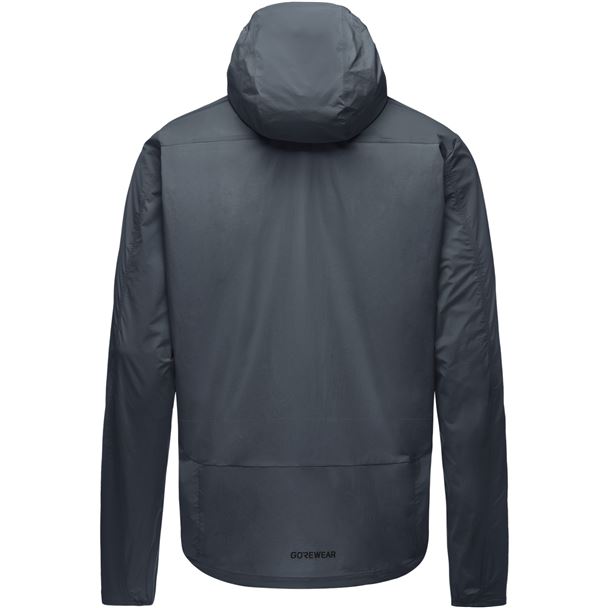 GORE Fernflow Hooded Windbreaker Mens lab graphite L