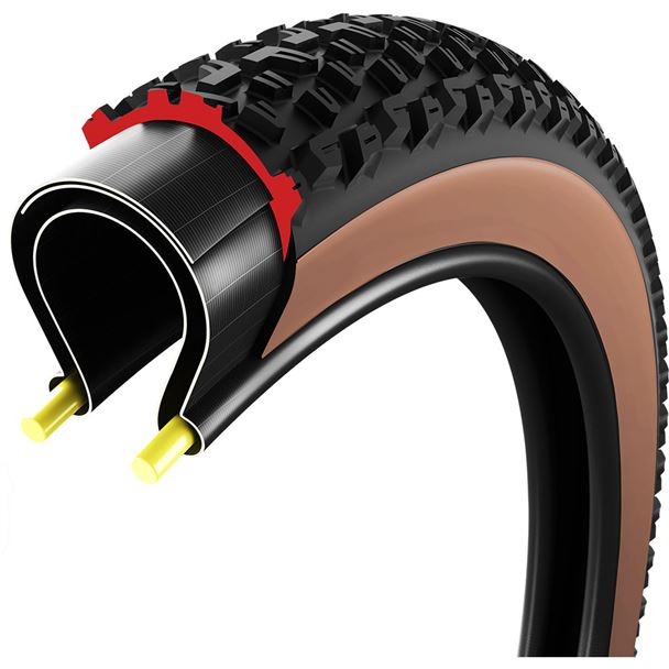 VITTORIA Mezcal 29x2.4 XC Race Brown-blk-blk G2.0