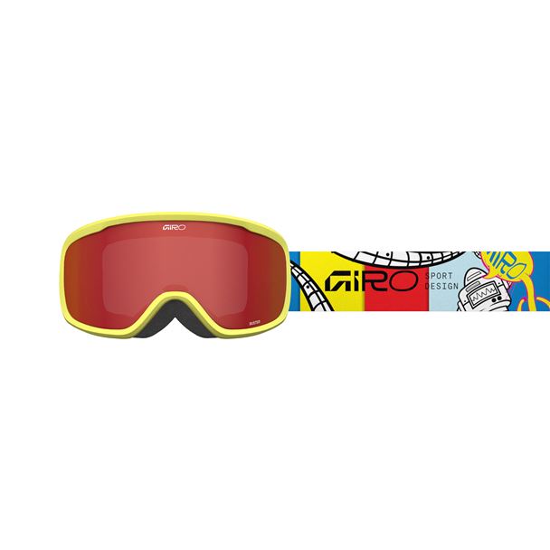 GIRO Buster Yellow Robot-Amber Scarlet