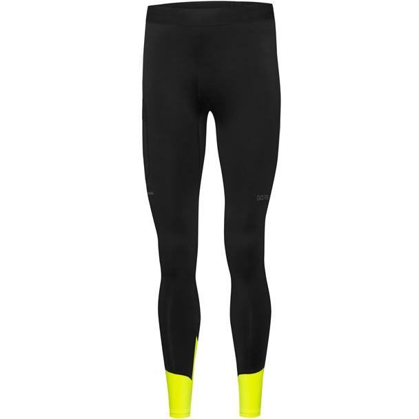 GORE CONCURVE Thermo Tights 2.0 Mens black/neon yellow XL