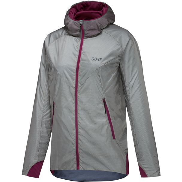 GORE R5 Wmn GTX I Insulated Jacket lab gray/process purple L/42