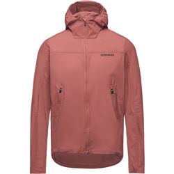 GORE FERNFLOW Hooded Windbreaker Mens lab rose L