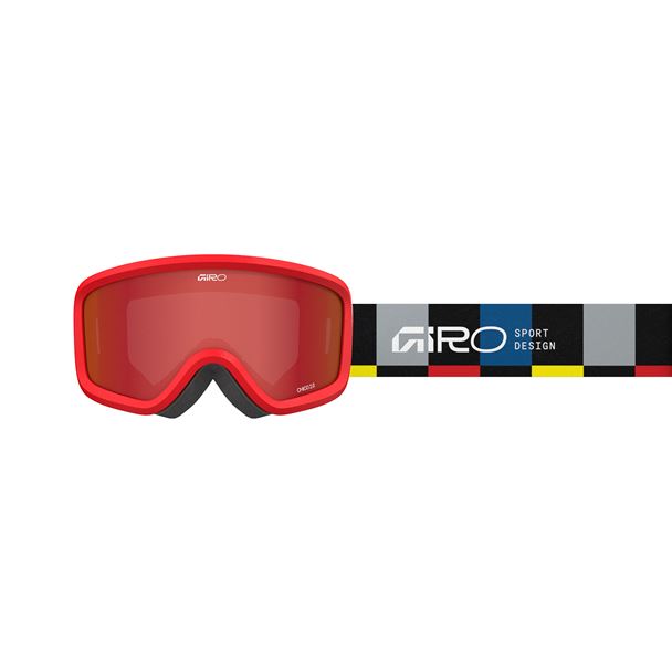 GIRO Chico 2.0 Black Blocks-Amber Scarlet