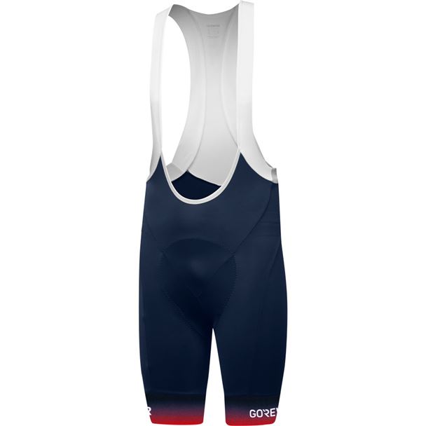 GORE Fade Bib Shorts+ orbit blue/fireball-S