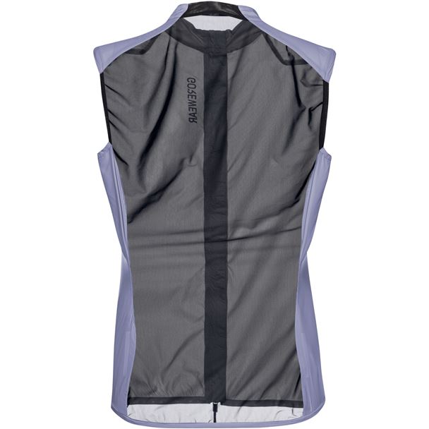 GORE Distance Windbreaker Vest Womens amethyst grey XS