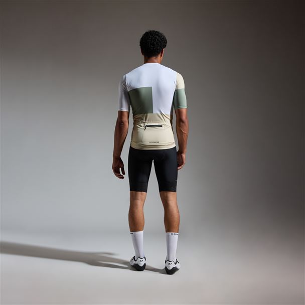 GORE SWIFTRIDE Block Jersey Mens white/slate green M