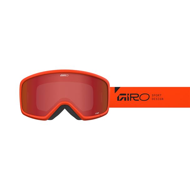 GIRO Stomp Orange Wordmark-Amber Scarlet