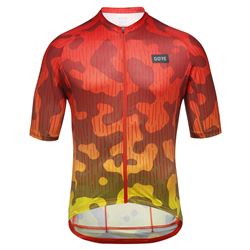 GORE Rain Camo Jersey Mens fireball XL