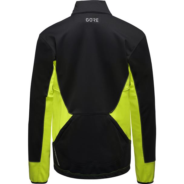 GORE C5 GWS Thermo Trail Jacket black/neon yellow L