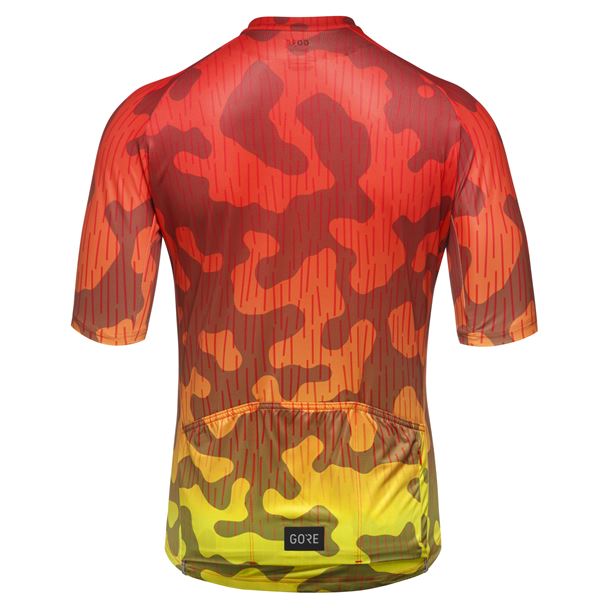 GORE Rain Camo Jersey Mens fireball XL