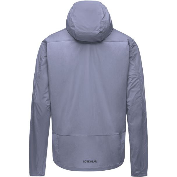 GORE FERNFLOW Hooded Windbreaker Mens amethyst grey M