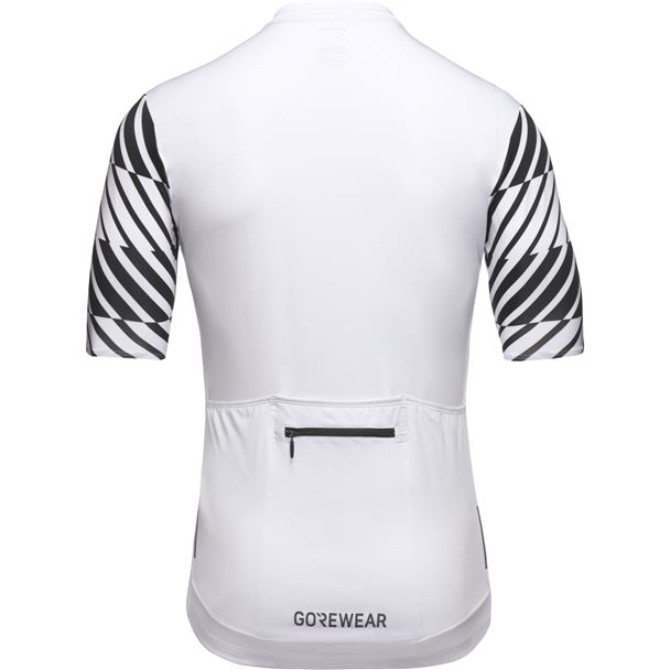 GORE SWIFTRIDE Optical Jersey Mens white / black L