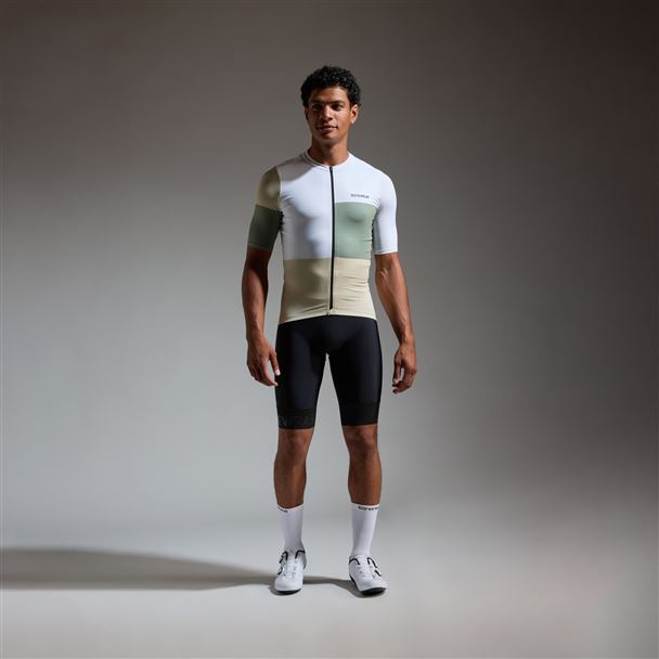 GORE SWIFTRIDE Block Jersey Mens white/slate green L