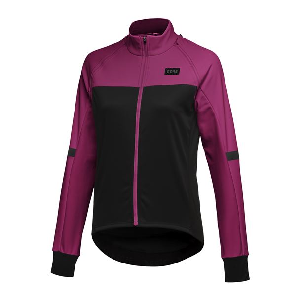 GORE Phantom Wmn Jacket black/process purple S/38