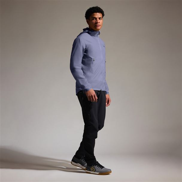 GORE FERNFLOW Hooded Windbreaker Mens amethyst grey M