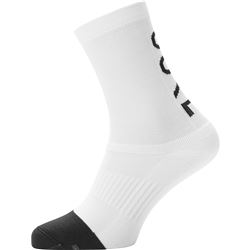 GORE M Mid Brand Socks white/black 44-46/XL