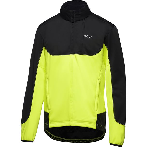 GORE C5 GWS Thermo Trail Jacket black/neon yellow XXL