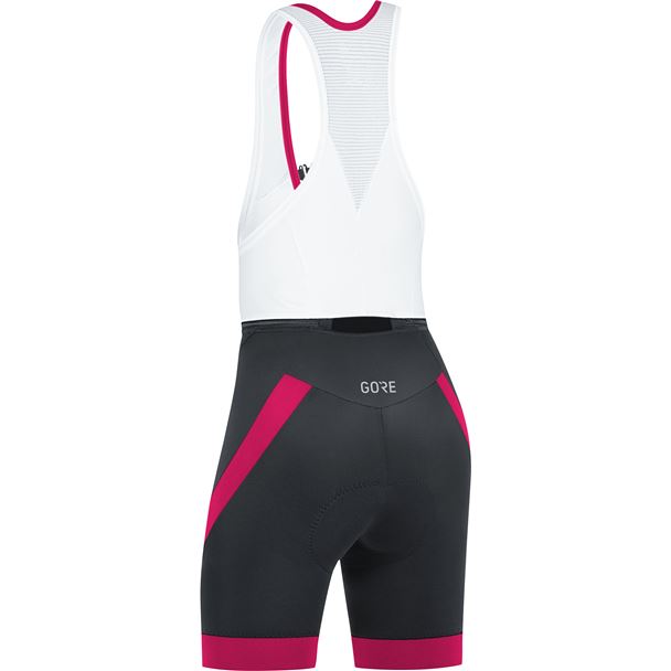 GORE C5 Women Bib Shorts+-black/jazzy pink-36