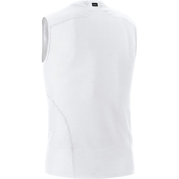 GORE M Base Layer Sleeveless Shirt-white-XL