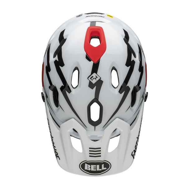 BELL Super DH Spherical Mat/Glos Black/White Fasthouse S