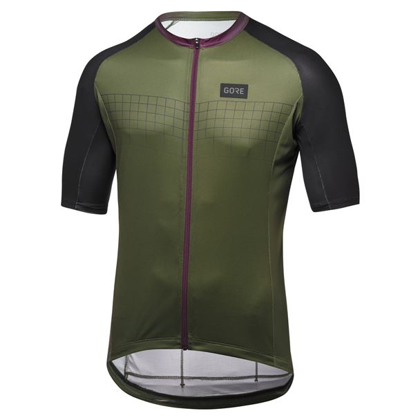 GORE Grid Fade Jersey 2.0 Mens utility green/process ourple XXL