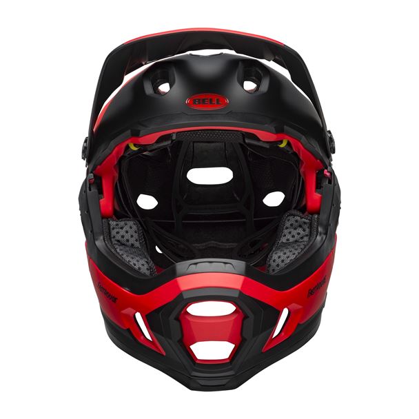 BELL Super DH Spherical Mat/Glos Red/Black Fasthouse M
