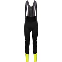 GORE Spinshift Thermo Bib Tights+ Mens black/neon yellow L