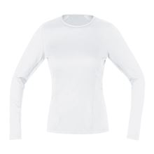 GORE M Women Base Layer Thermo Long Sleeve Shirt white L