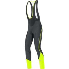 GORE Oxygen WS Soft Shell Bibtights-black/neon yellow-XL GORE Oxygen WS Soft Shell Bibtights-black/neon yellow-XL