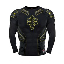 G-Form PRO-X LS Compression Shirt-black/yellow-black Therm-L G-Form PRO-X LS Compression Shirt-black/yellow-black Therm-L