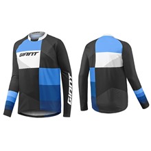 GIANT Clutch LS Jersey-black/blue-L GIANT Clutch LS Jersey-black/blue-L